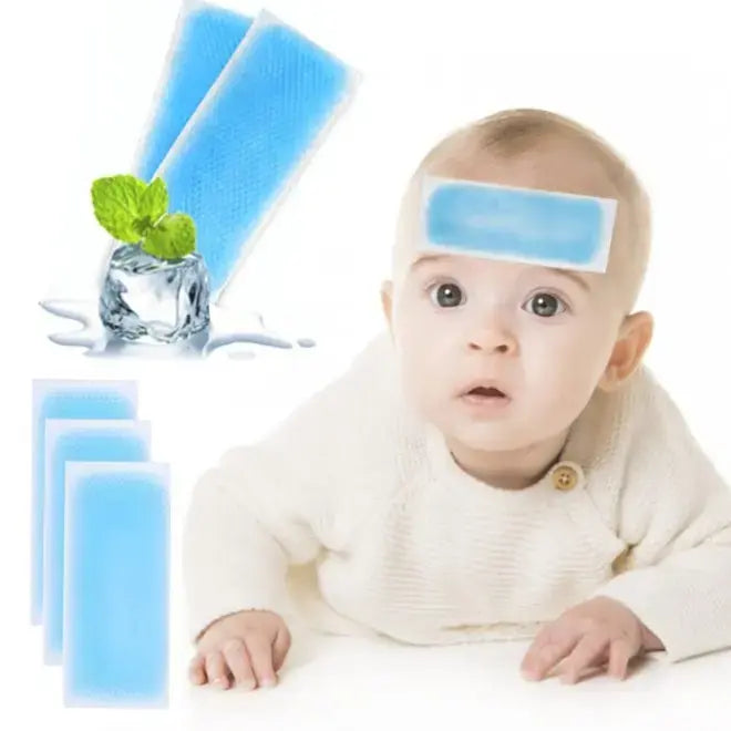 Fusine Kool fever Kobayashi Cool Fever Reduce Cooling Gel Pads for babies 0 to 2 Years 4 Sheets
