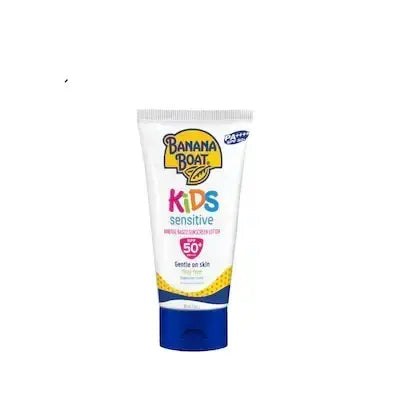 Banana Boat Kids Sensitive Sunscreen Lotion Spf50 plus 3 oz 90ml