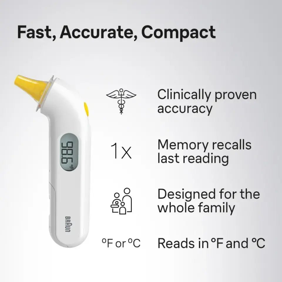 Braun Thermoscan 3 Ear Thermometer irt3030