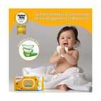 Pigeon Baby Hand and Mouth Wipes 60 Sheets With Lid Pack of 1