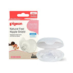 Pigeon Natural Feel Silicone Nipple Shield or Nipple Protector Size 2 with Case