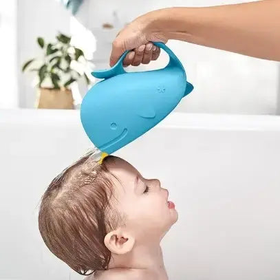 Skip Hop Moby Bath Rinse Cup: Tear-Free Waterfall Rinser, Blue