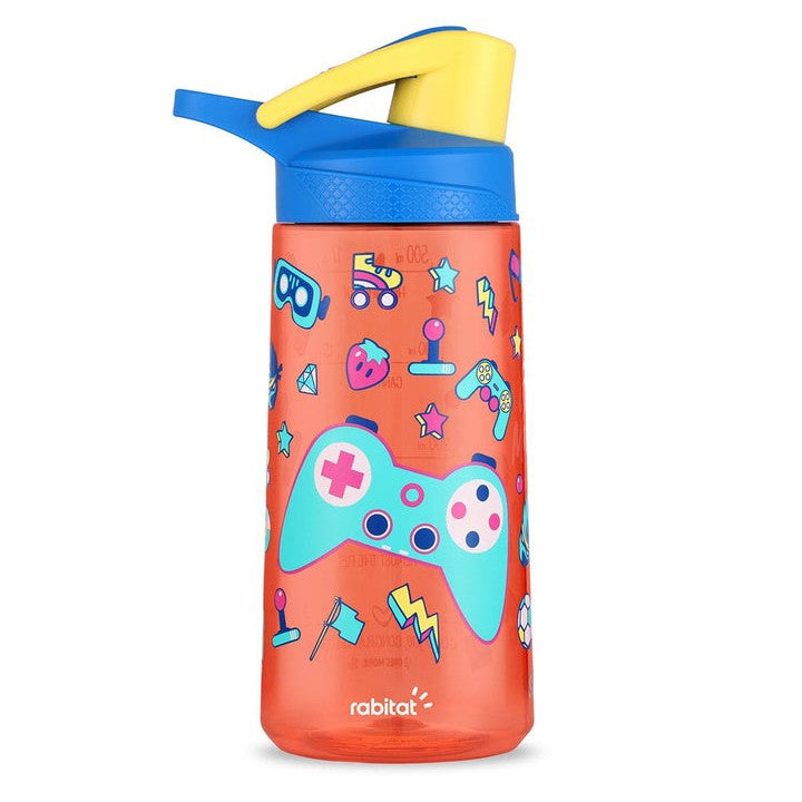 Rabitat Flip Lock Tritan Water bottle for kids 550 ml water bottle for school Sparky Pack of 1