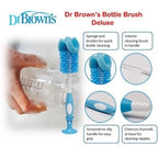 Dr Browns Deluxe Bottle Brush with Internal Cleaning Brush Pack of 1 Blue