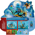 Lego Ninjago Nyas Dragon Power Spinjitzu Drift 71778 Building Toy Set 57 Pcs Multicolour