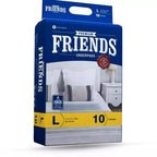 Friends Premium Underpads Large 60 X 90 Cm Super Absorbent Polymer and Soft Surface 10s Pack