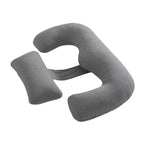 Moon Organic Multi Position Maternity Pillow with Detachable back support for Pr