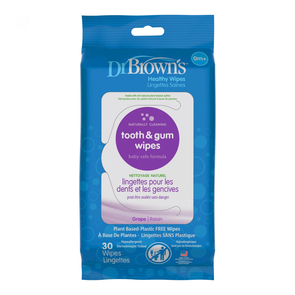 Dr Browns Tooth and Gum Healthy Wipes 30 Count