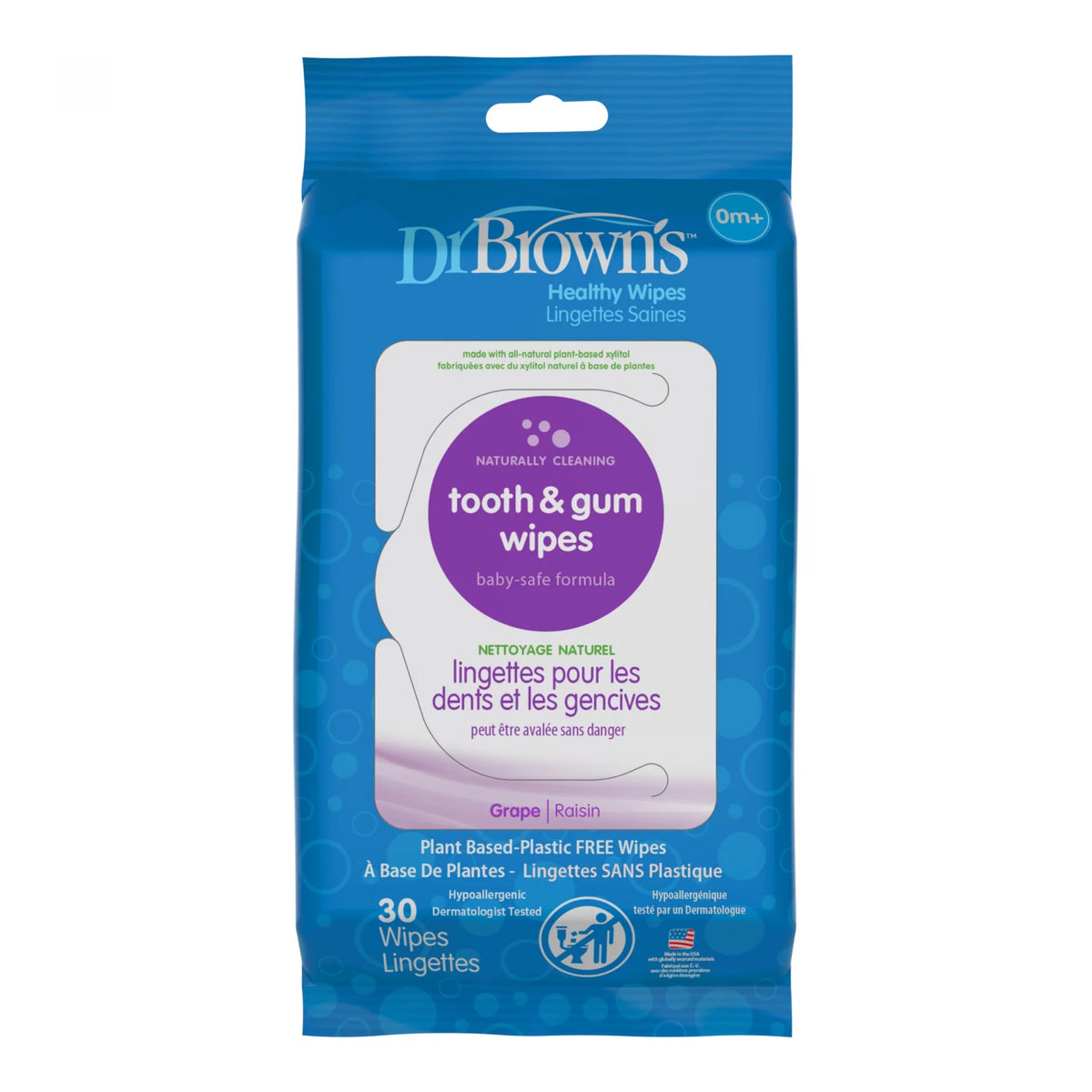 Dr Browns Tooth and Gum Healthy Wipes 30 Count