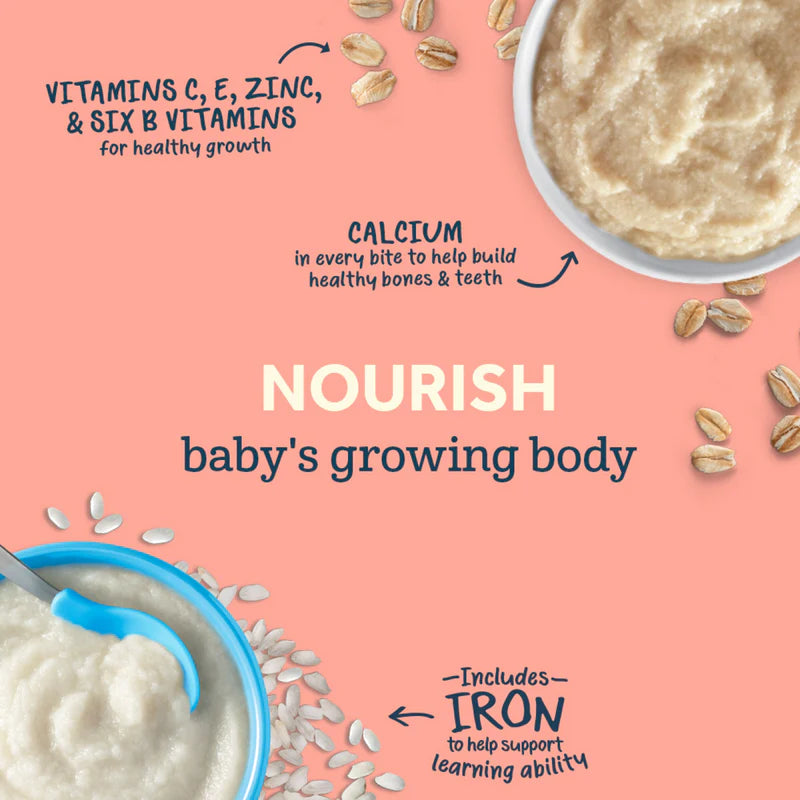 Gerber Single Grain Cereal Rice Cereal Supported Sitter Around 6 months