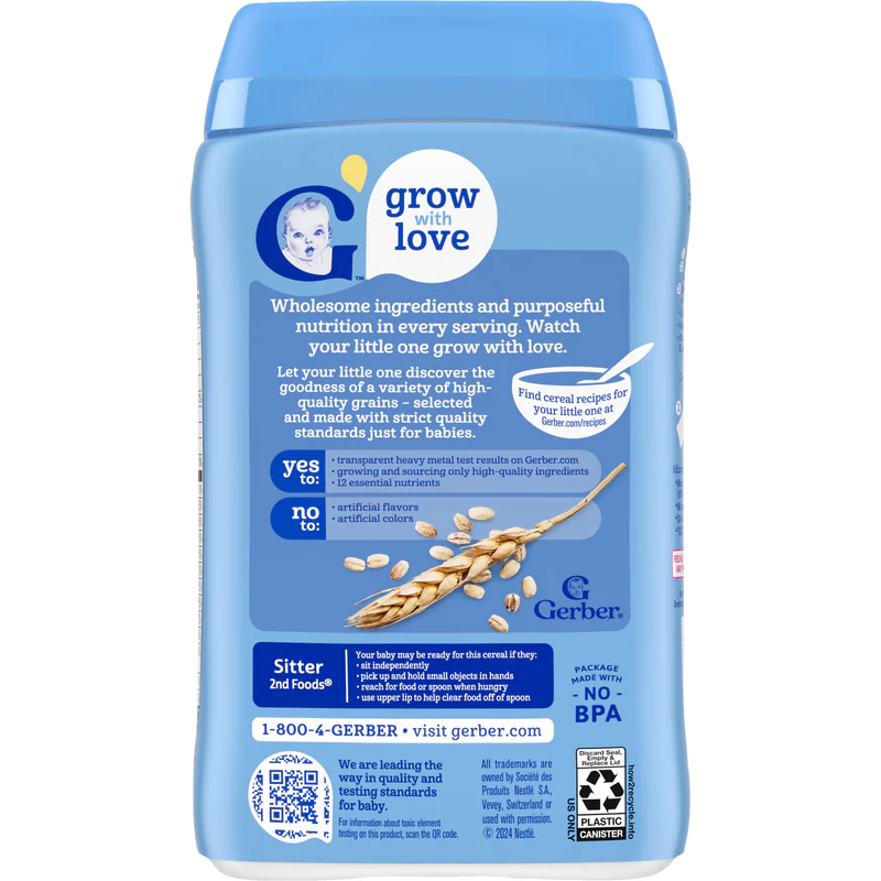 Gerber Cereal Multigrain Cereal Sitter 6 Plus Months