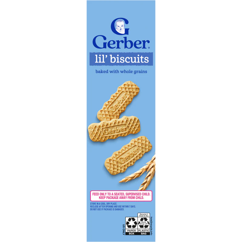 Gerber Toddler Snacks Lil Biscuits 12 Months Plus Food