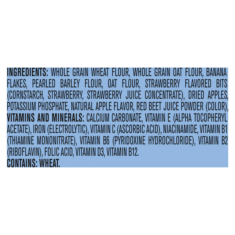 Gerber Multigrain Banana Apple Strawberry Cereal Toddler 12 Plus months