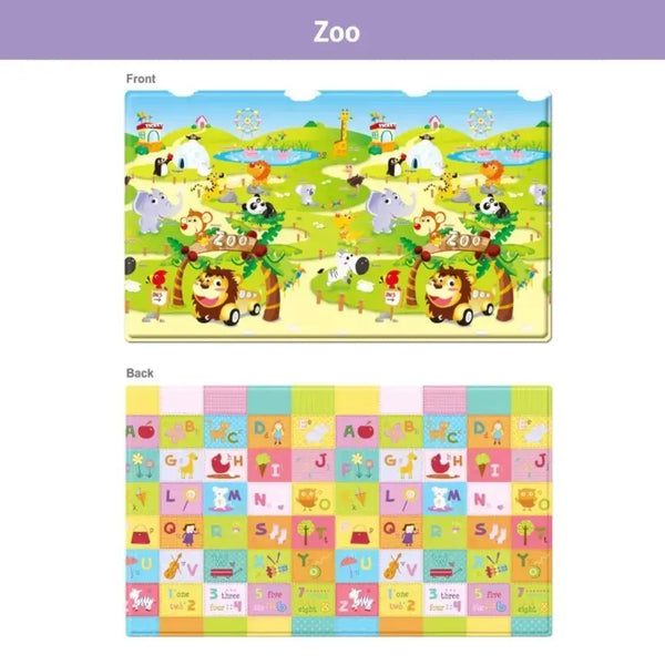 Dwinguler Large Playmat Zoo Reversible Baby Mat