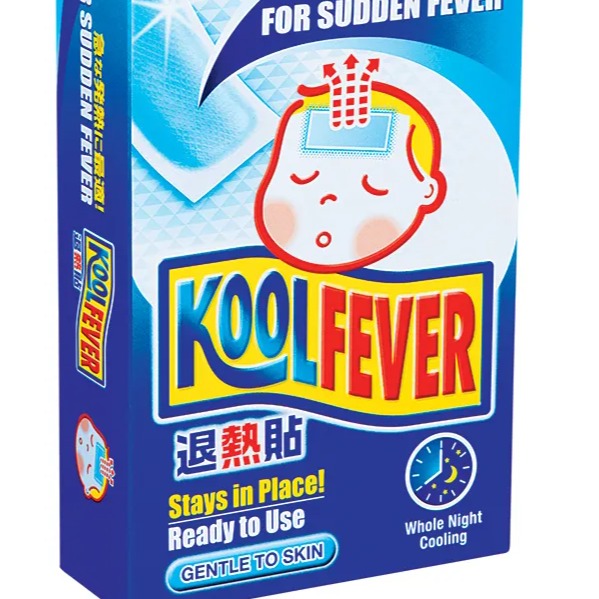 Koolfever Cooling Gel For Children 6 plus 2 Sheets