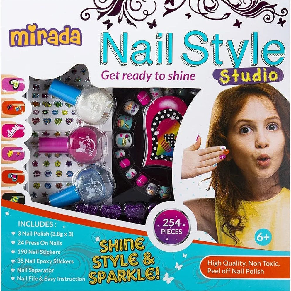 Mirada Nail Style Studio Kits for Kids