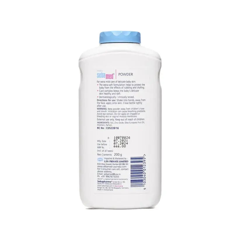 Sebamed Baby Powder 200g Olive Oil Allantoin Keeps Newborn