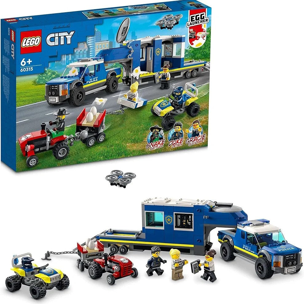 Lego 60315 City Police Mobile Comm and Truck  Building Kit 436 Pcs