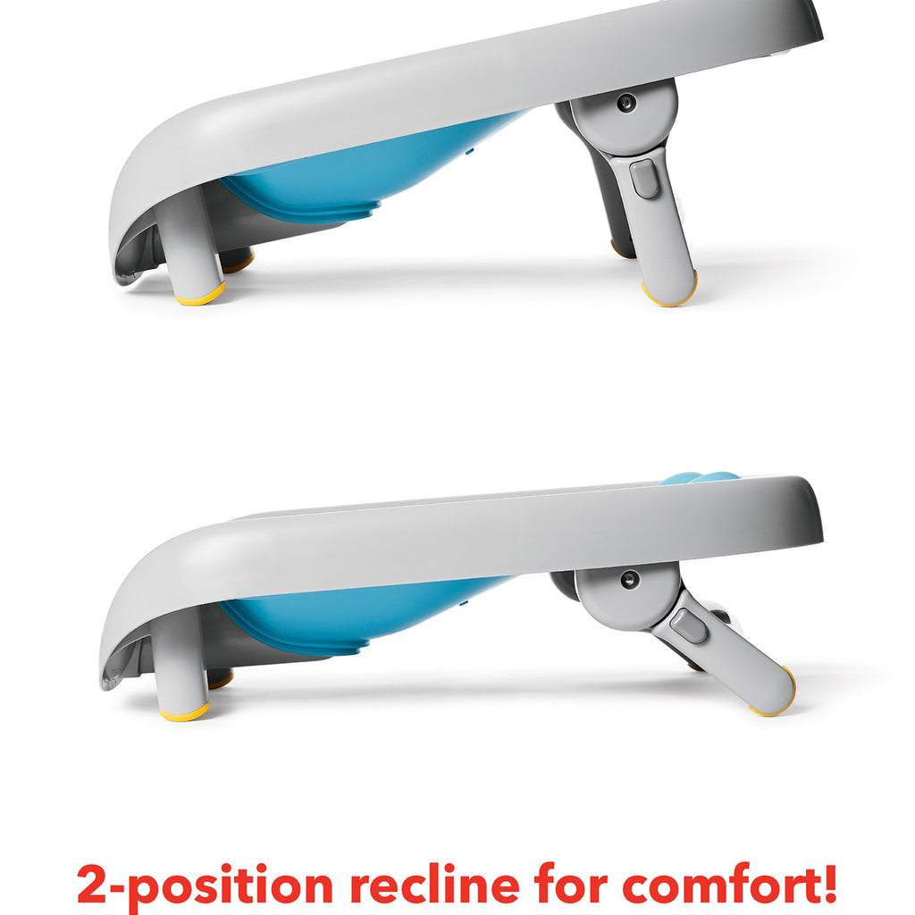 Skip Hop Moby Recline & Rinse Bather,Pack of 1,Blue