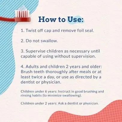 Orajel, Kids, Anticavity Fluoride Toothpaste, Paw Patrol, 2-10 Years, Natural Fruity Bubble, 4.2 oz (119 g)