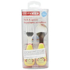 Skip Hop Stainless Steel Fork & Spoon Set (Monkey)