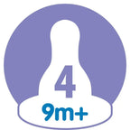 Dr Browns Natural Flow Narrow Baby Bottle Silicone Nipple 2 Pack Level4 9 Months plus