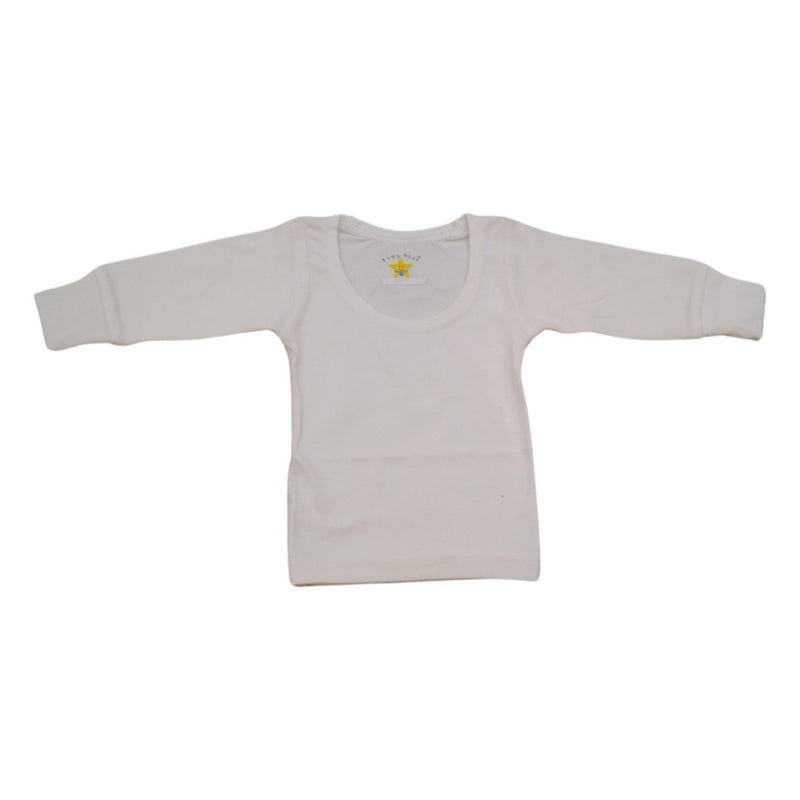 Tiny star Premium Full Sleeve Thermal Vest White 30cm 0 to 3 Months