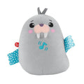 Fisher Price Fisher Price Chill Vibes Walrus Soother Take Along Musical Plush Toy with Calming Vibrations for Infants