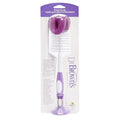 Dr Browns Baby Bottle Cleaning Brush with Sponge Scrubber and Nipple Cleaner Purple 1 Pack