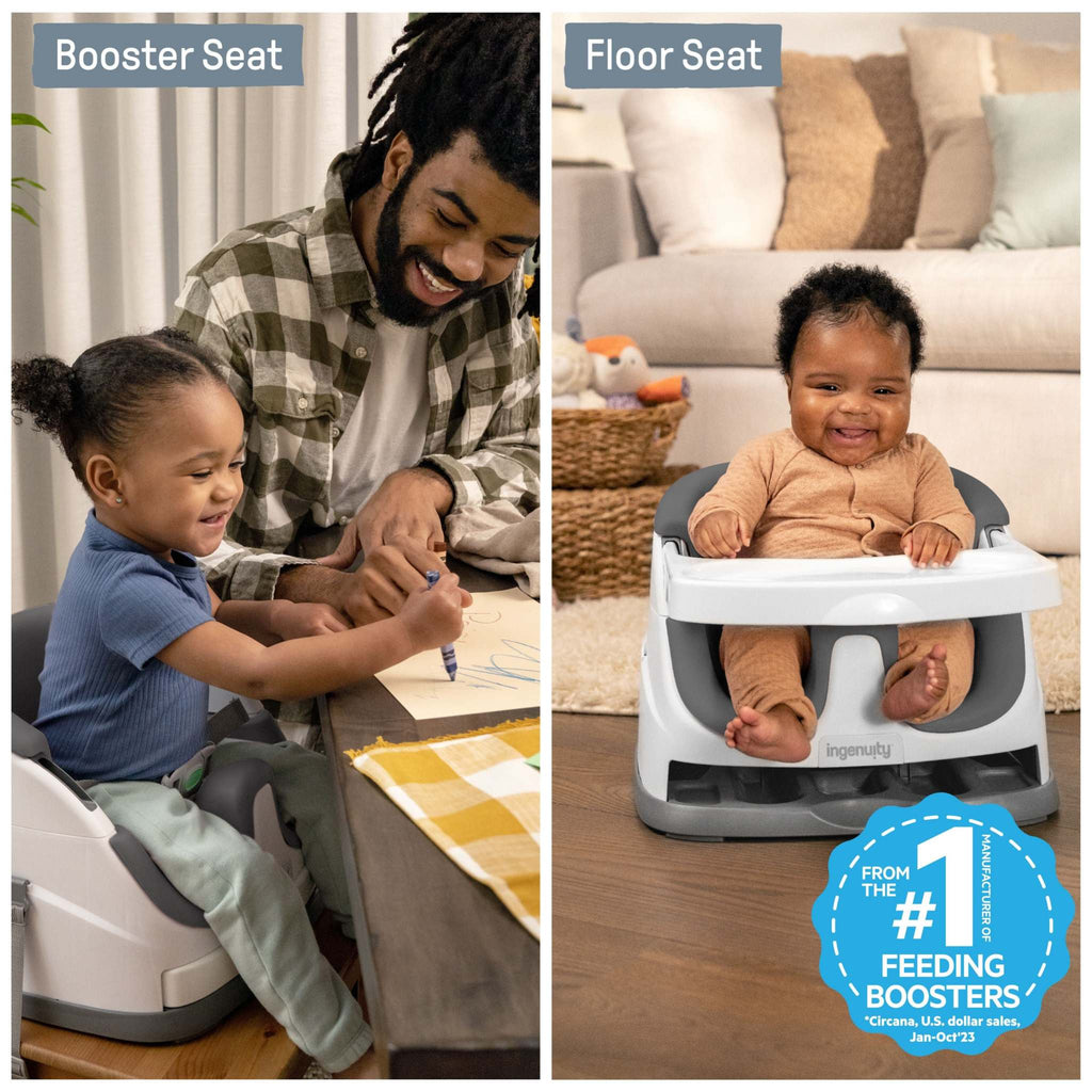 Ingenuity 2-in-1 Baby Booster Seat Slate