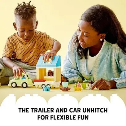 Lego Duplo Town Family House On Wheels 10986 Building Toy Set 31 Pieces Multicolour