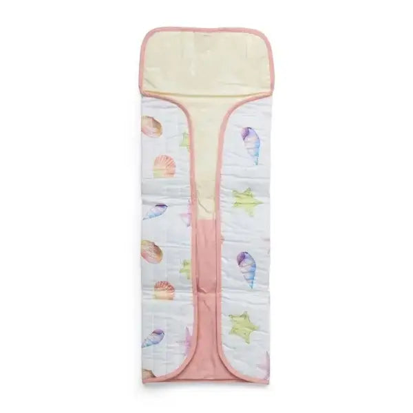 Fancy Fluff Organic Portable Changing Mat - Sea Fantasy