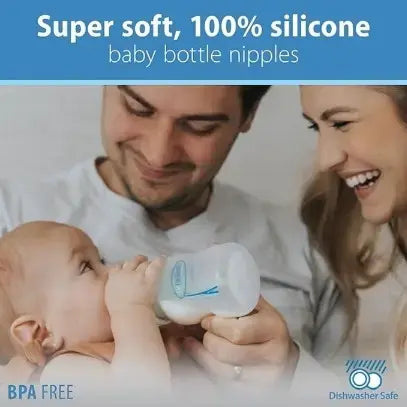 Dr Browns Options plus Wide Neck Baby Bottle Nipple Level1 0 to 3 Months Pack of 2