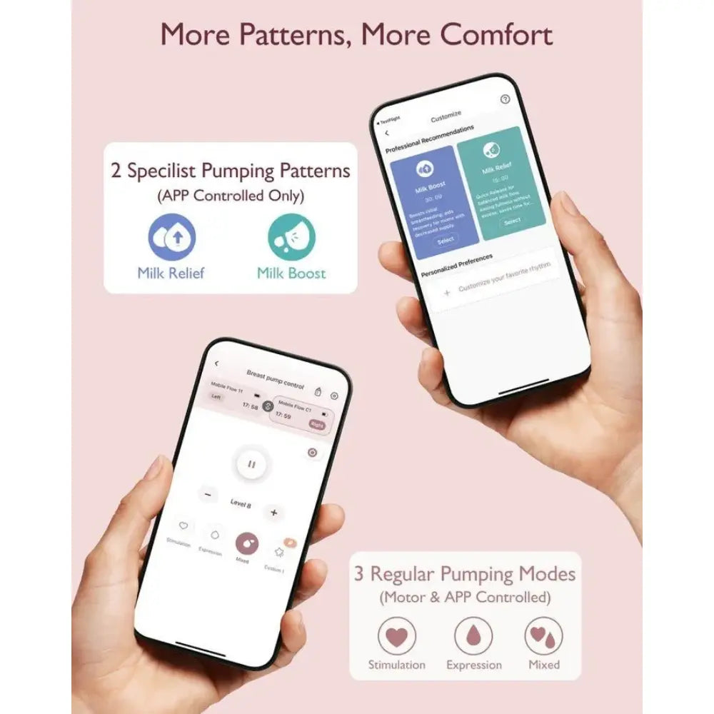 Momcozy M9 Double Wearable Electric Breast Pump Red