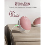 Momcozy M9 Double Wearable Electric Breast Pump Red