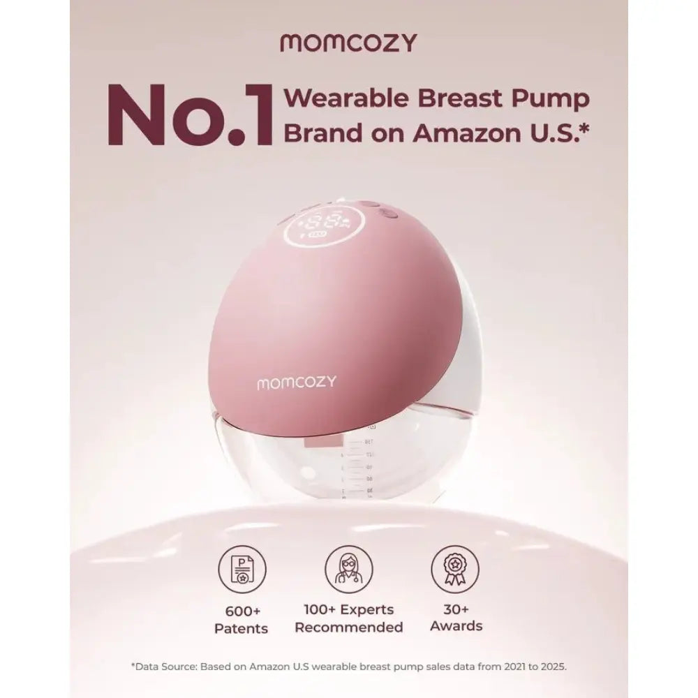 Momcozy M9 Double Wearable Electric Breast Pump Red