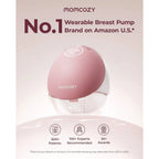 Momcozy M9 Double Wearable Electric Breast Pump Red