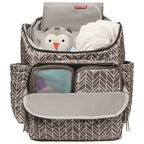 Skip Hop Forma Backpack Diaper Bag Grey Feather