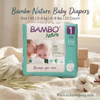 Bambo Nature Baby Diapers Size 1 Xs 2 to 4 kg 22 Count