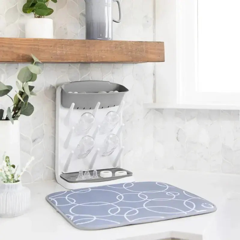 Ubbi Vertical Bottle Drying Rack Compact Space Saving Design