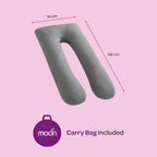 Moon Organic U Shaped Maternity pillow for Pregnant Ladies