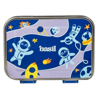 Basil Bento Neo Steel Lunch Box 3 Compartment