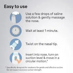 Braun Nasal Aspirator 1 bna100eu  Clear Stuffy Noses Quickly and Gently