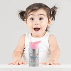 Stephen Joseph Stainless Steel Water Bottle  Pink Dino sj 1175 59 A