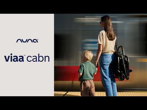 Nuna Viaa Cabn Cabin Approved Stroller Seasalt