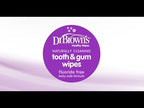 Dr Browns Tooth and Gum Healthy Wipes 30 Count