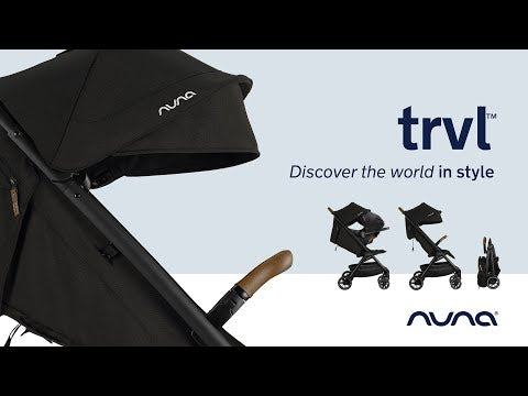 Nuna TRVL Lightweight Travel Stroller Caviar