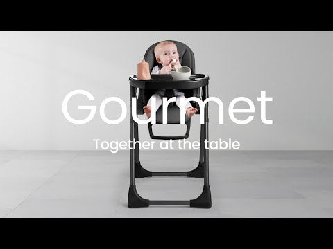 Silver Cross Gourmet High Chair 5 Position Recline Cappuccino