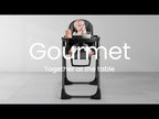 Silver Cross Gourmet High Chair 5 Position Recline Cappuccino