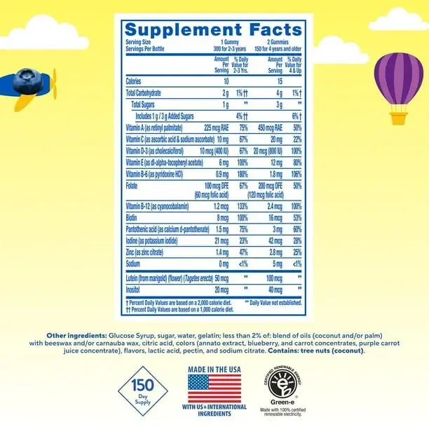 Lil Critters Gummy Vites Complete Multivitamin 300 Count
